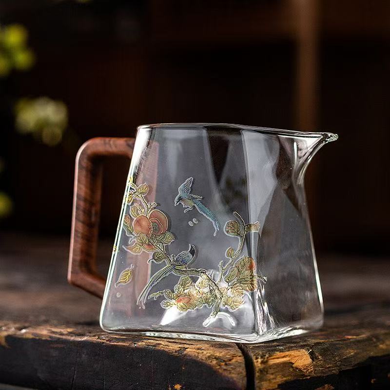 ST-Y6163 柿柿如意喜鹊公道杯