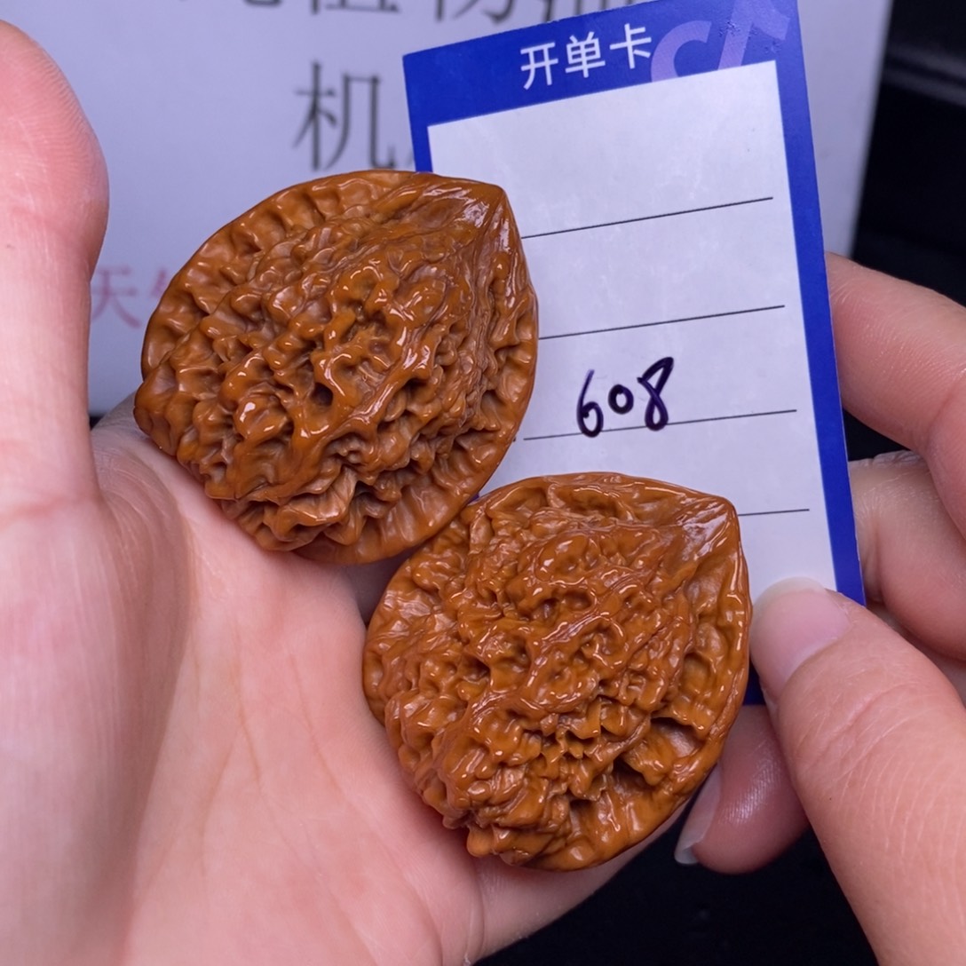 文玩核桃把件608/43.5官帽色差福利