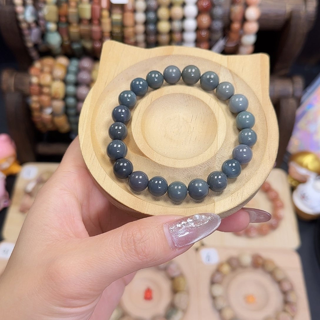 玛瑙/玉髓手串合金5