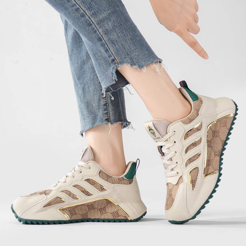 轻奢百搭！男女同款固特异增高休闲鞋9823