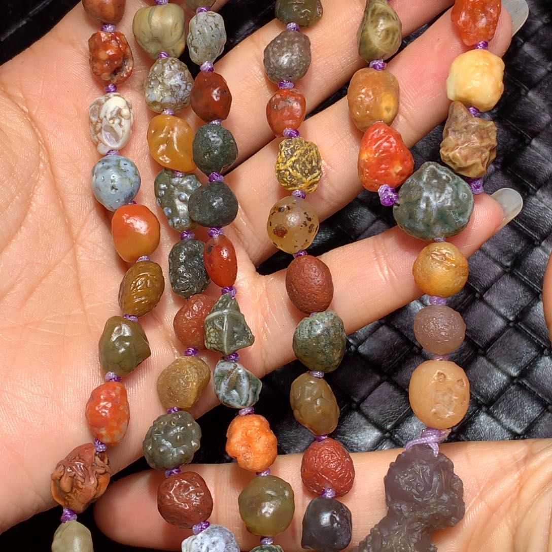 未镶嵌玛瑙/玉髓珠宝半成品