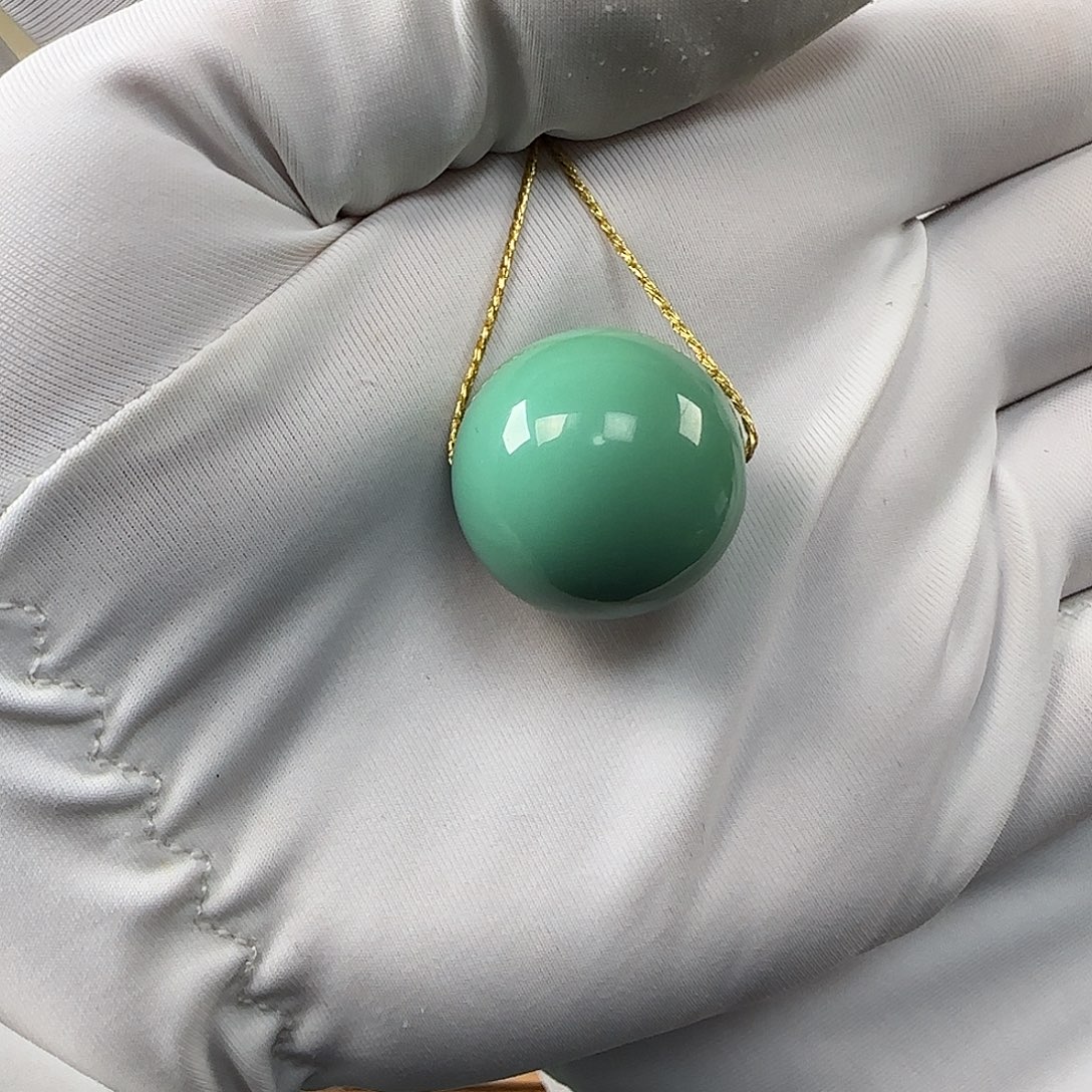 绿松石未镶嵌19mm➕单珠