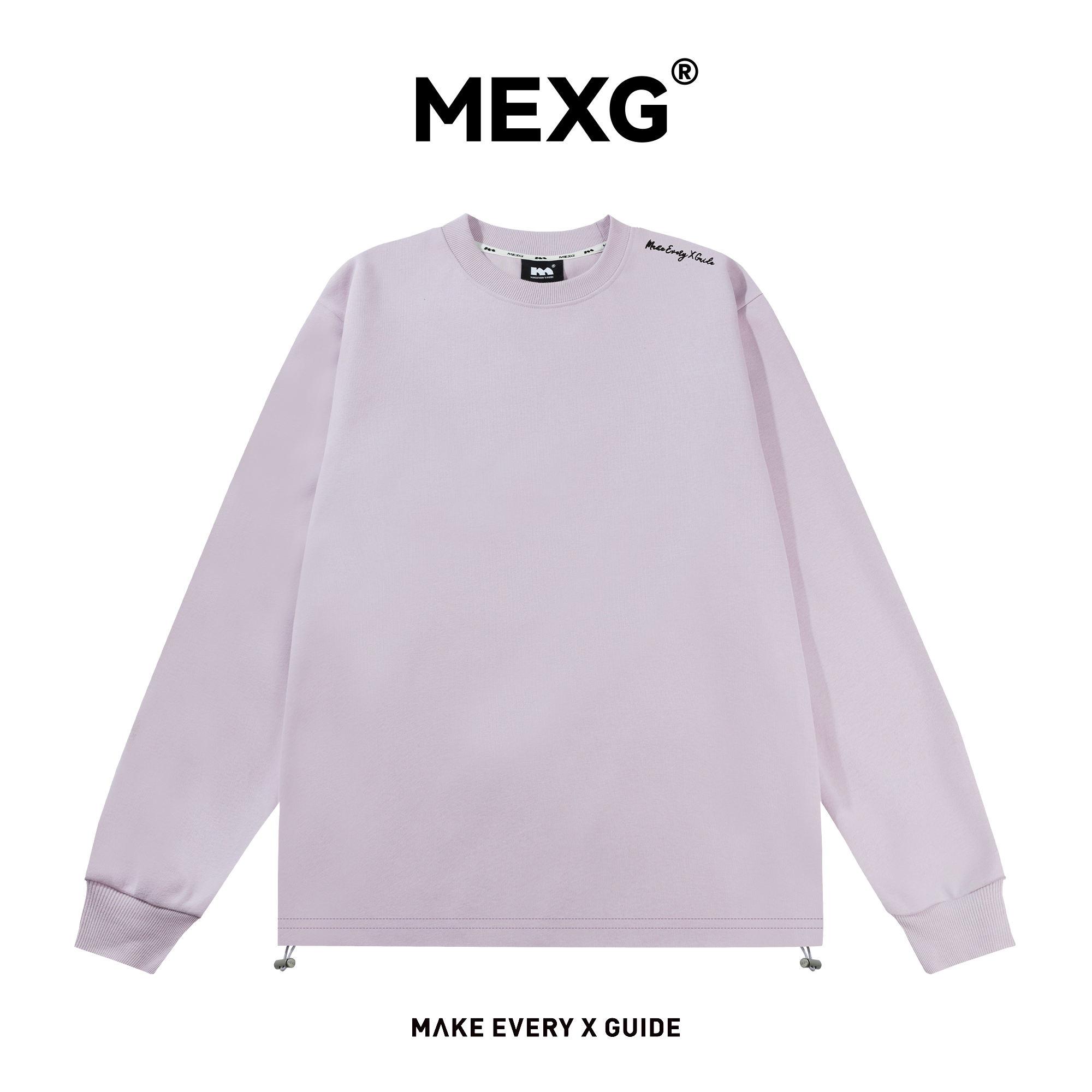 【"抽绳字母"卫衣】MEXG！耐用不变形！时尚元素！个性风格卫衣 W101