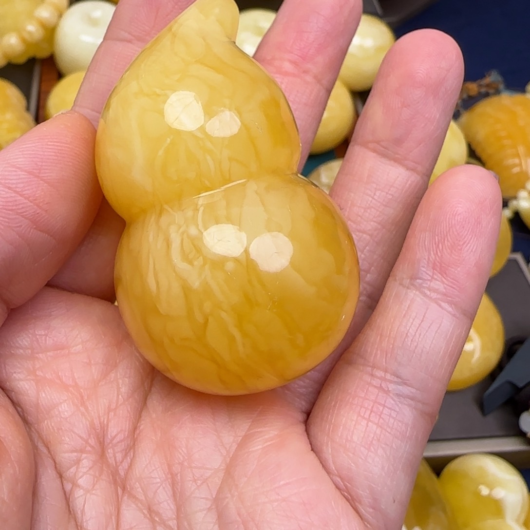 蜜蜡颈饰未镶嵌天然蜜蜡