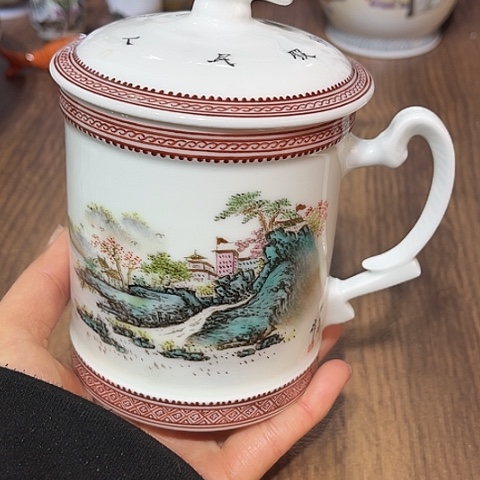 盖碗很*亮景德镇茶杯茶杯茶杯茶杯茶杯
