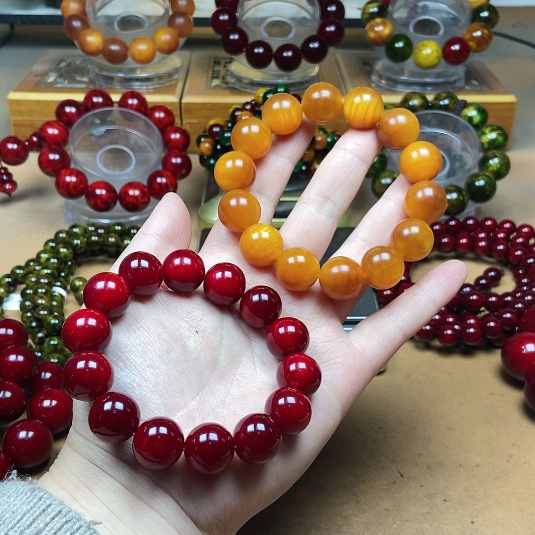 【闪购商品】贝壳杉（血龙木）手串/手链C****歌1.6黄1.6红天花板