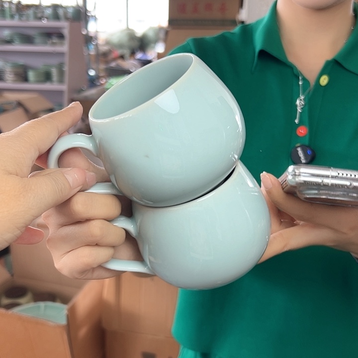 龙泉云间青瓷小米茶器