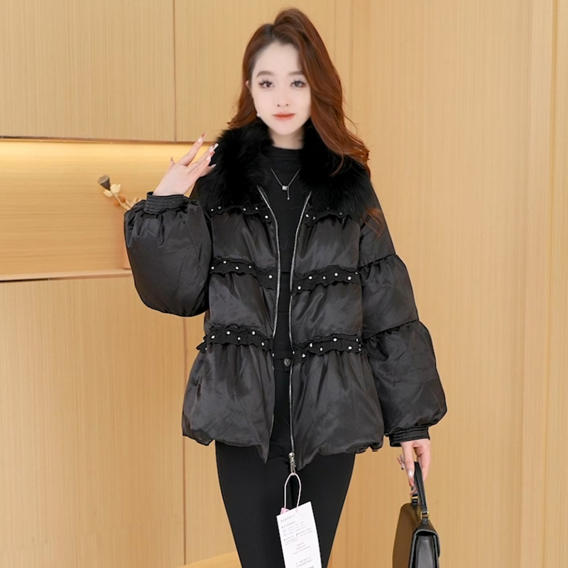 【羽绒服】冬季白鸭绒羽绒服百搭新款时尚气质休闲保暖外套女