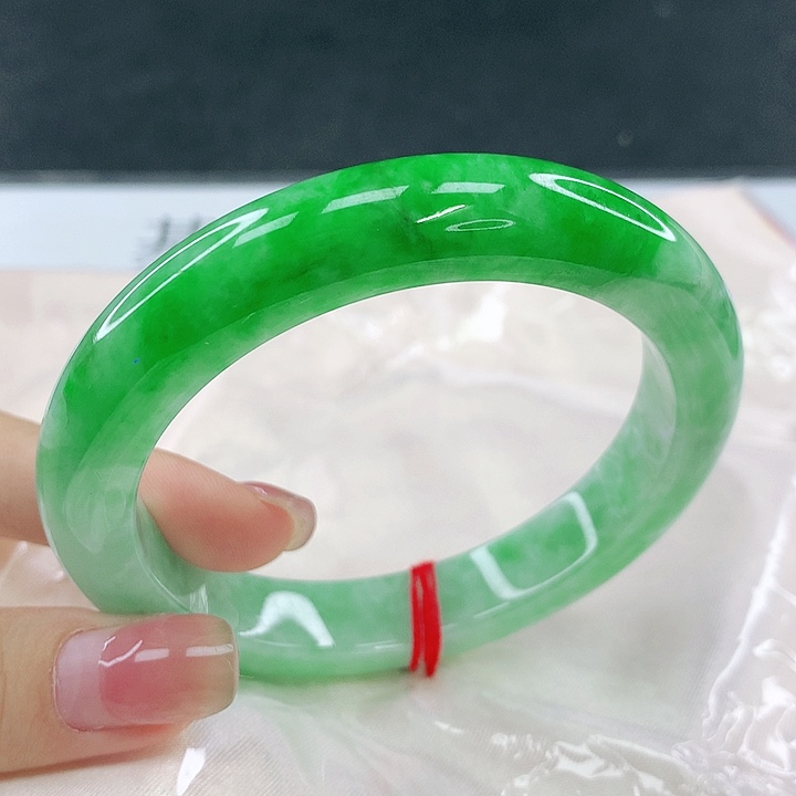 翡翠未镶嵌手镯圈59，11034