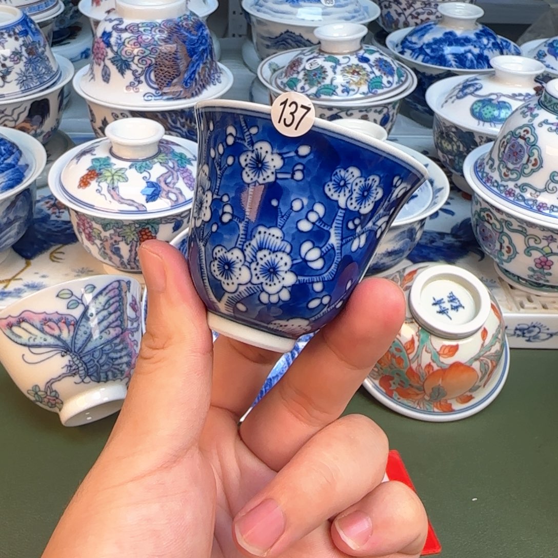 彦祖纯手工手绘茶具137