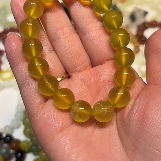 蛇纹石玉未镶嵌手串