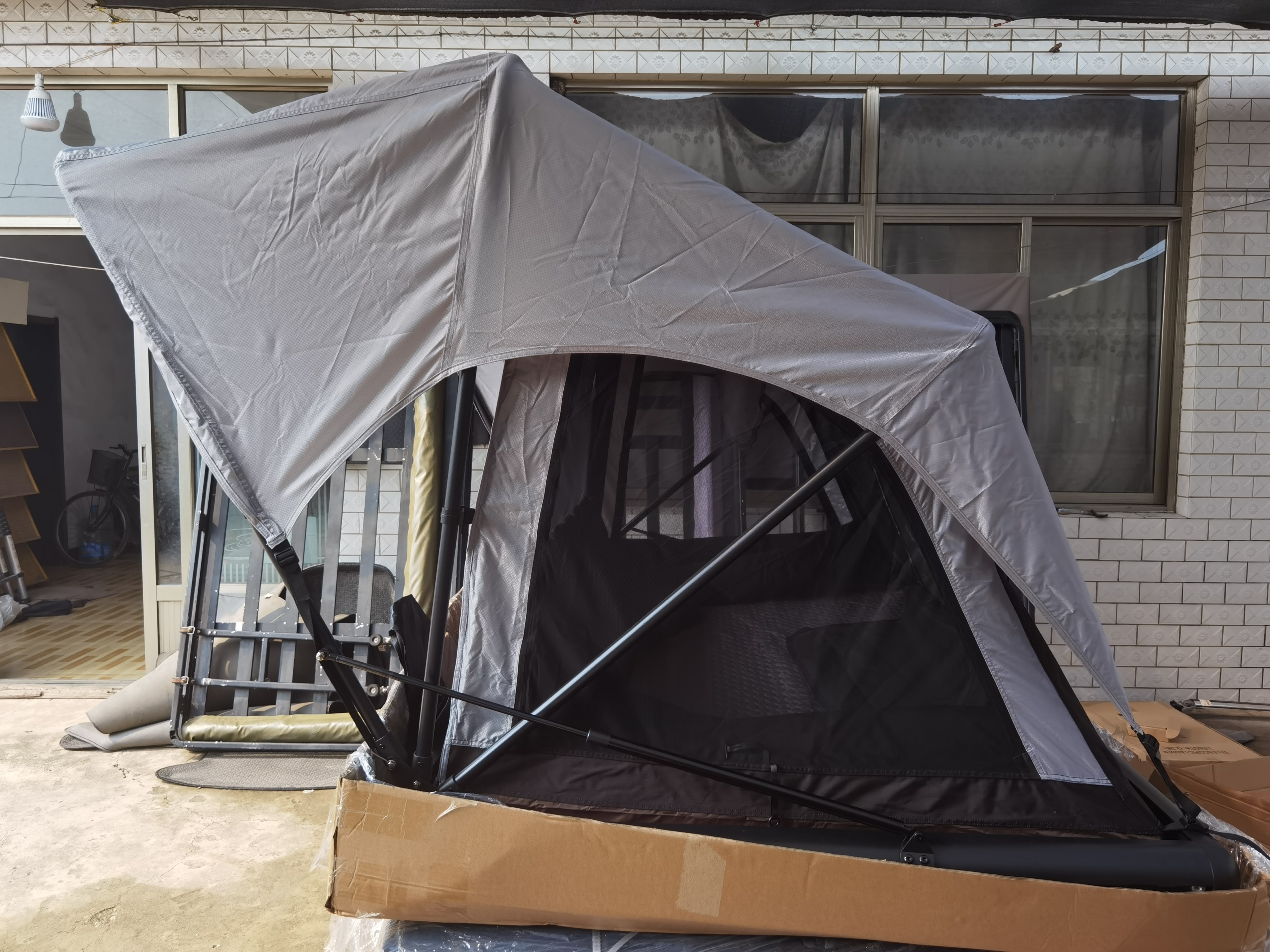 车尾延伸自动免搭建速开多功能户外露营遮阳帐篷