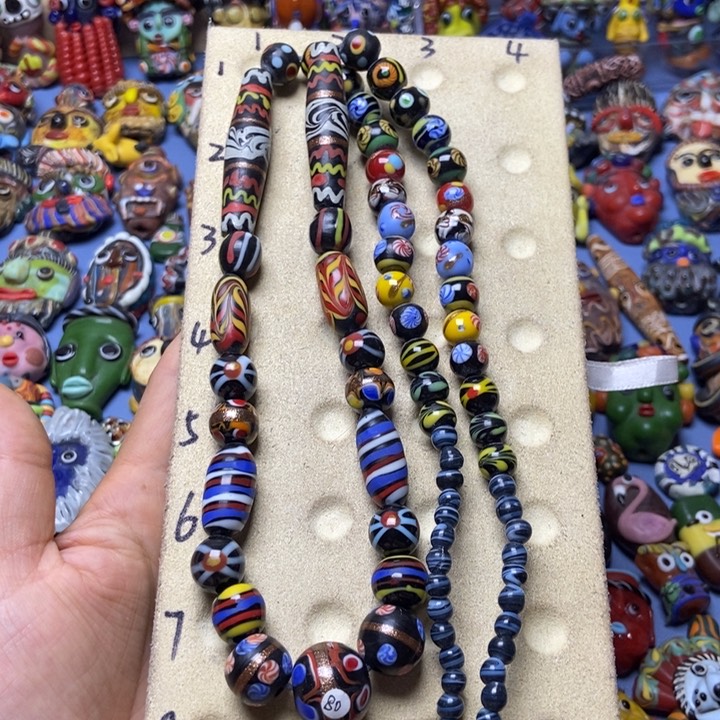 琉璃颈饰多宝链一条