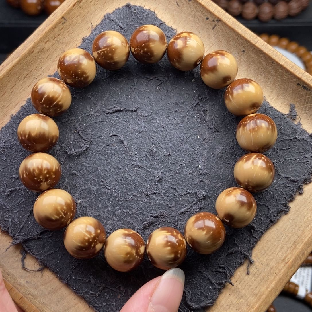 手串紫金鼠14mm熊猫半山半水精品天花板