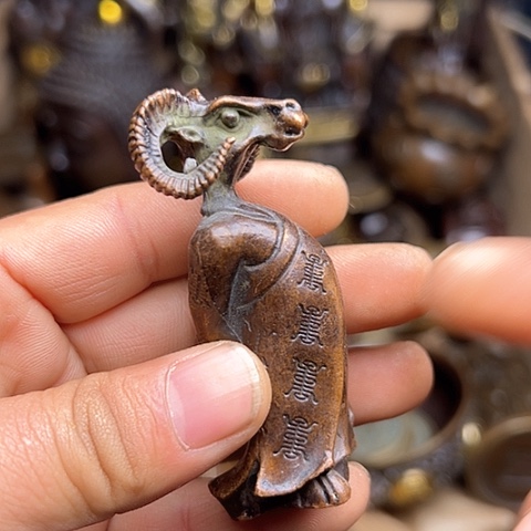 铜制文玩把玩物件