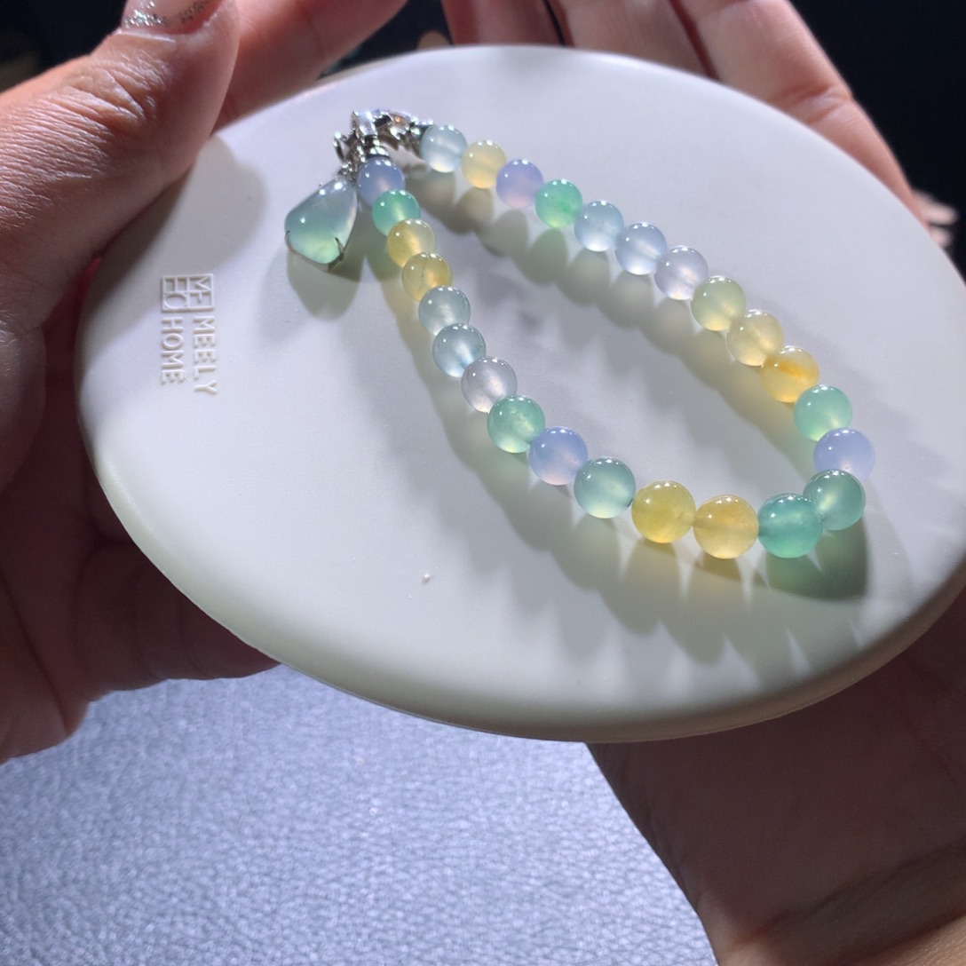 未镶嵌手串翡翠精品小卡6马卡龙种水手串