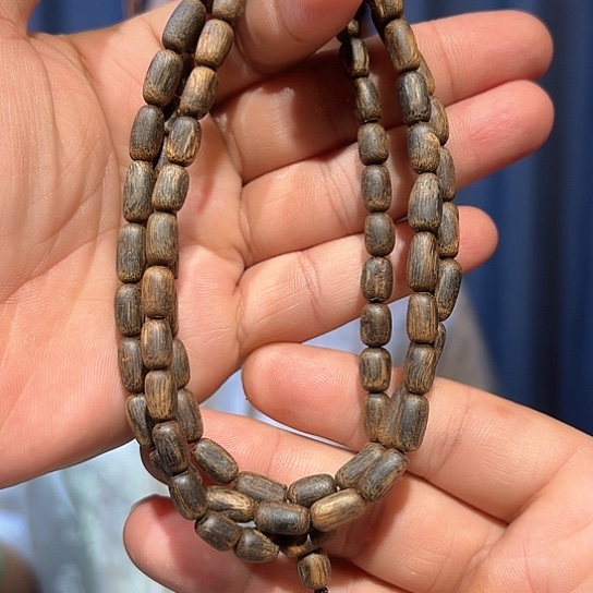 沉香手串透顶绿沉水0.6多样性发货1条