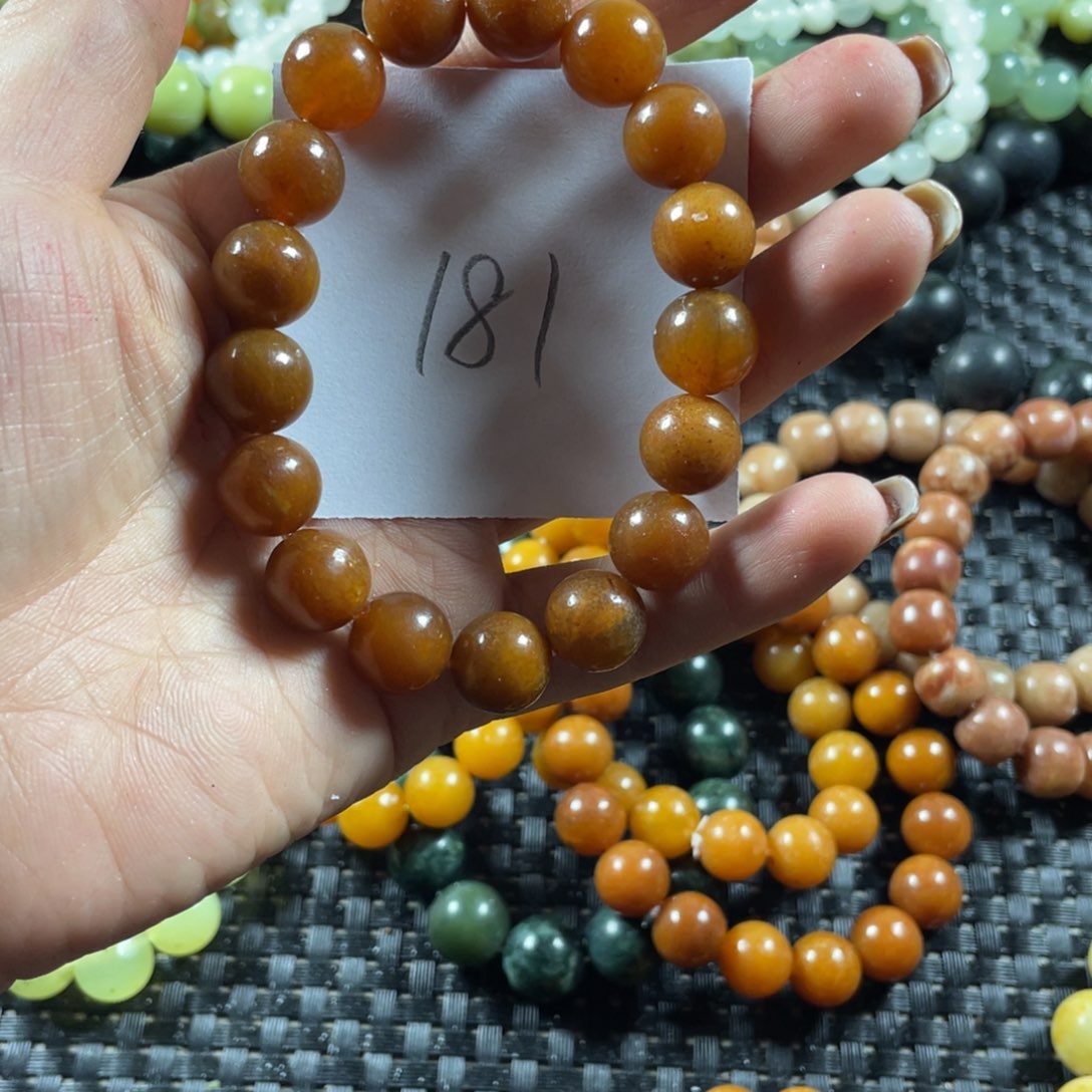 蛇纹石玉未镶嵌手链