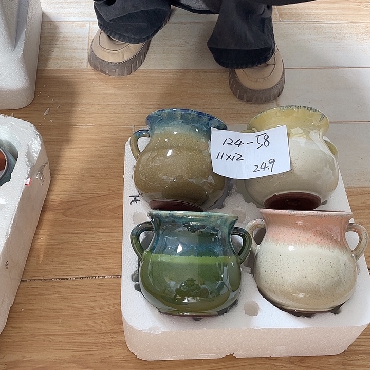 粗陶多肉花盆微瑕58
