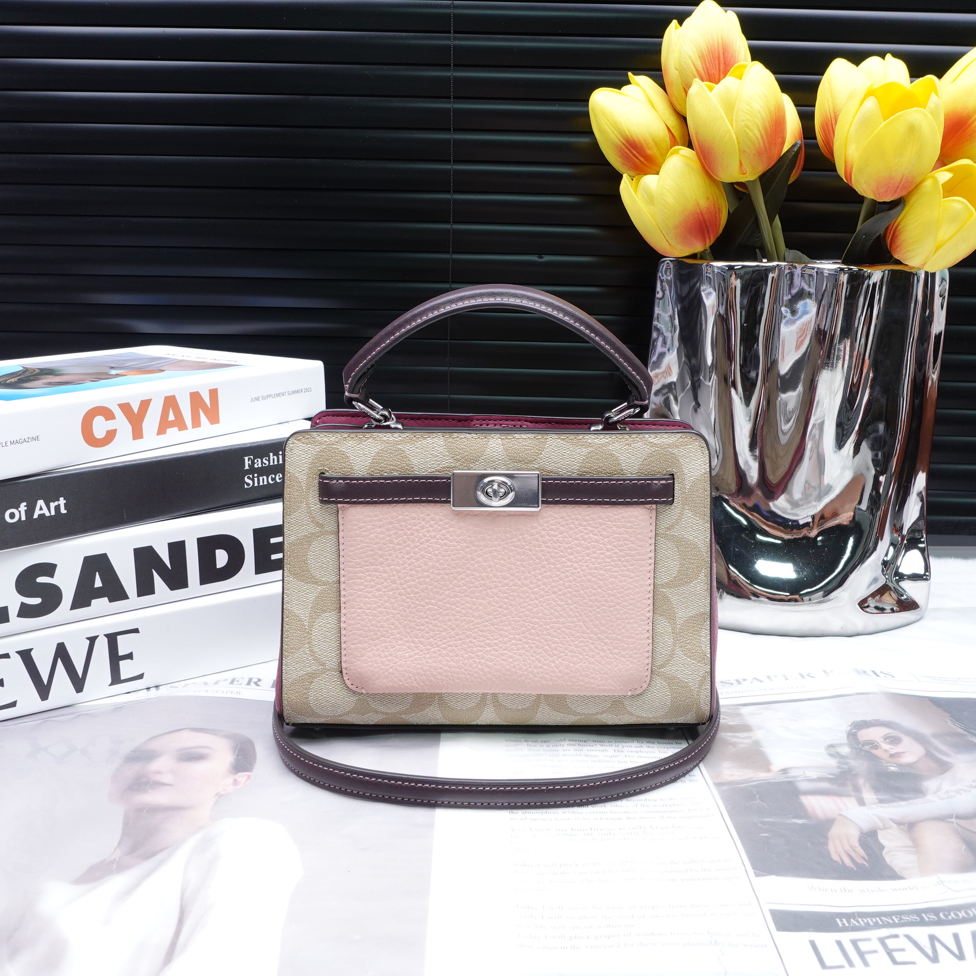 95新 COACH/蔻驰 单肩包/T10282764