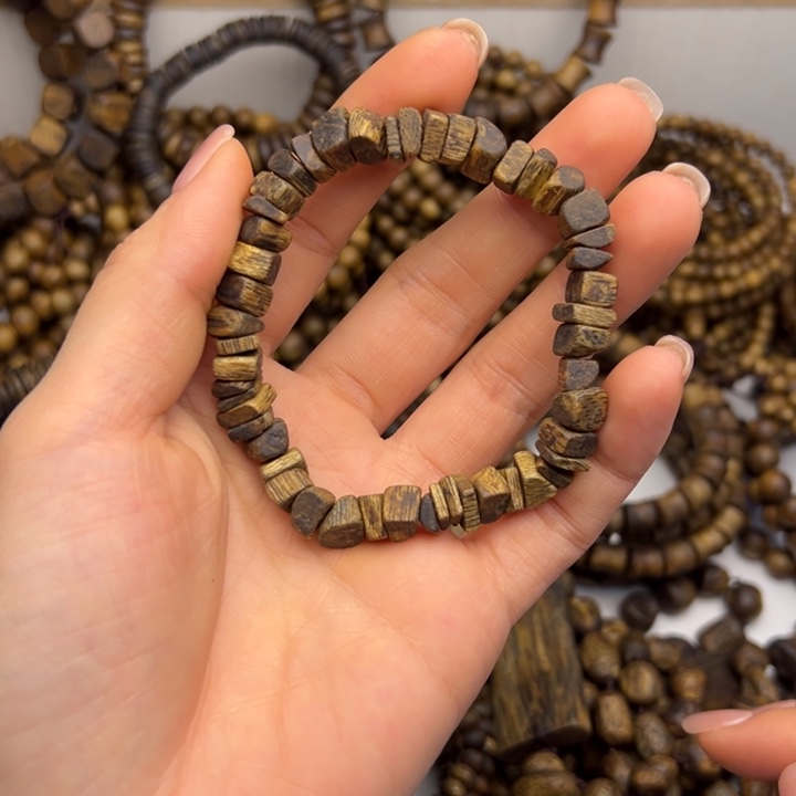 沉香沉香碎屑种植奇楠沉水浮 碎银子6克