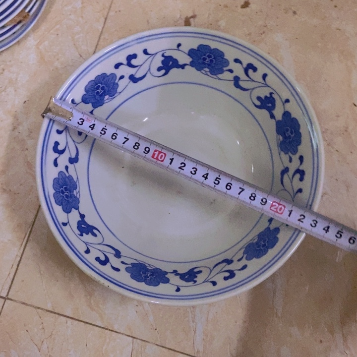 摆件23厘米芙蓉花斗碗