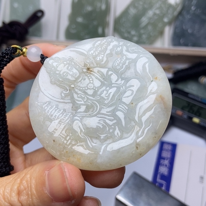 翡翠未镶嵌挂件翡翠