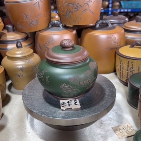 紫砂茶叶罐。。。。。。。。。