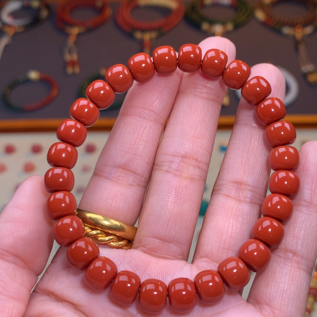 南红玛瑙未镶嵌颈饰