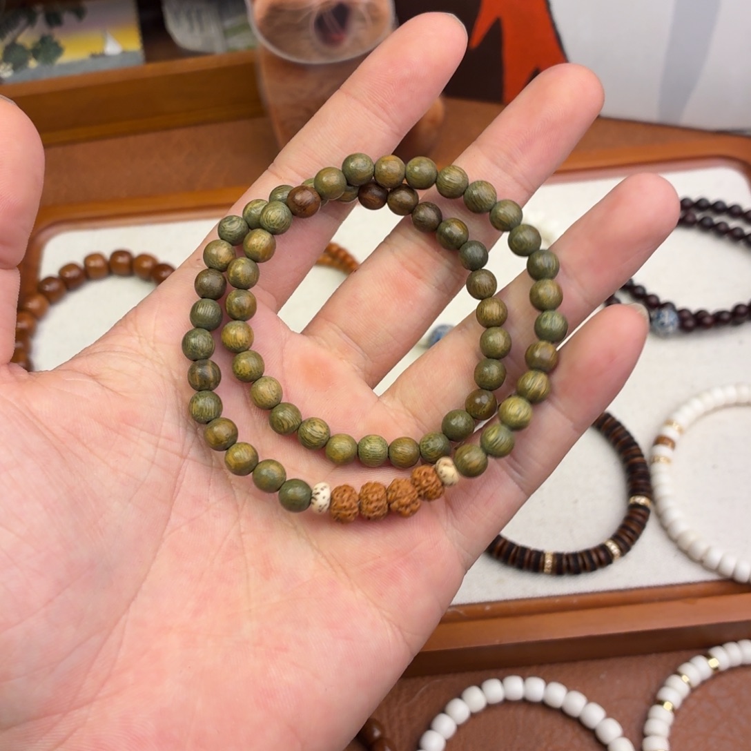 维腊木（绿檀）手串/手链