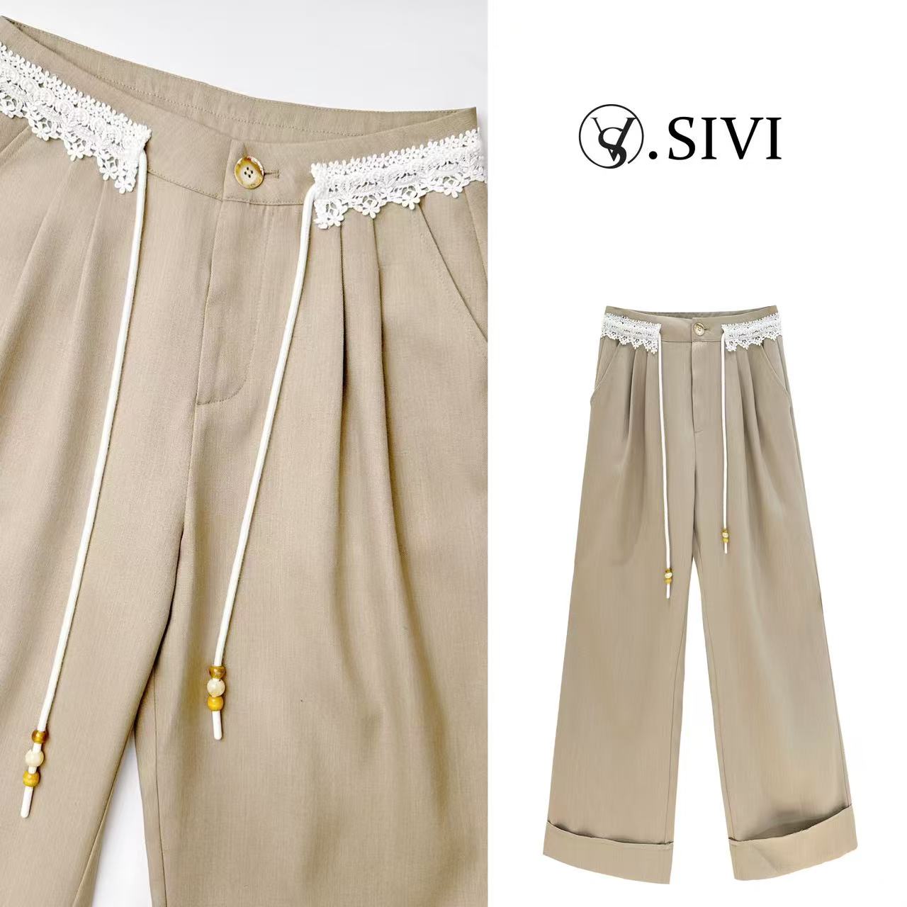 熙薇2025春季新款时尚休闲百搭休闲裤L1103