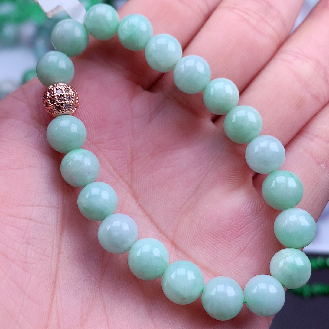 未镶嵌手链翡翠手串