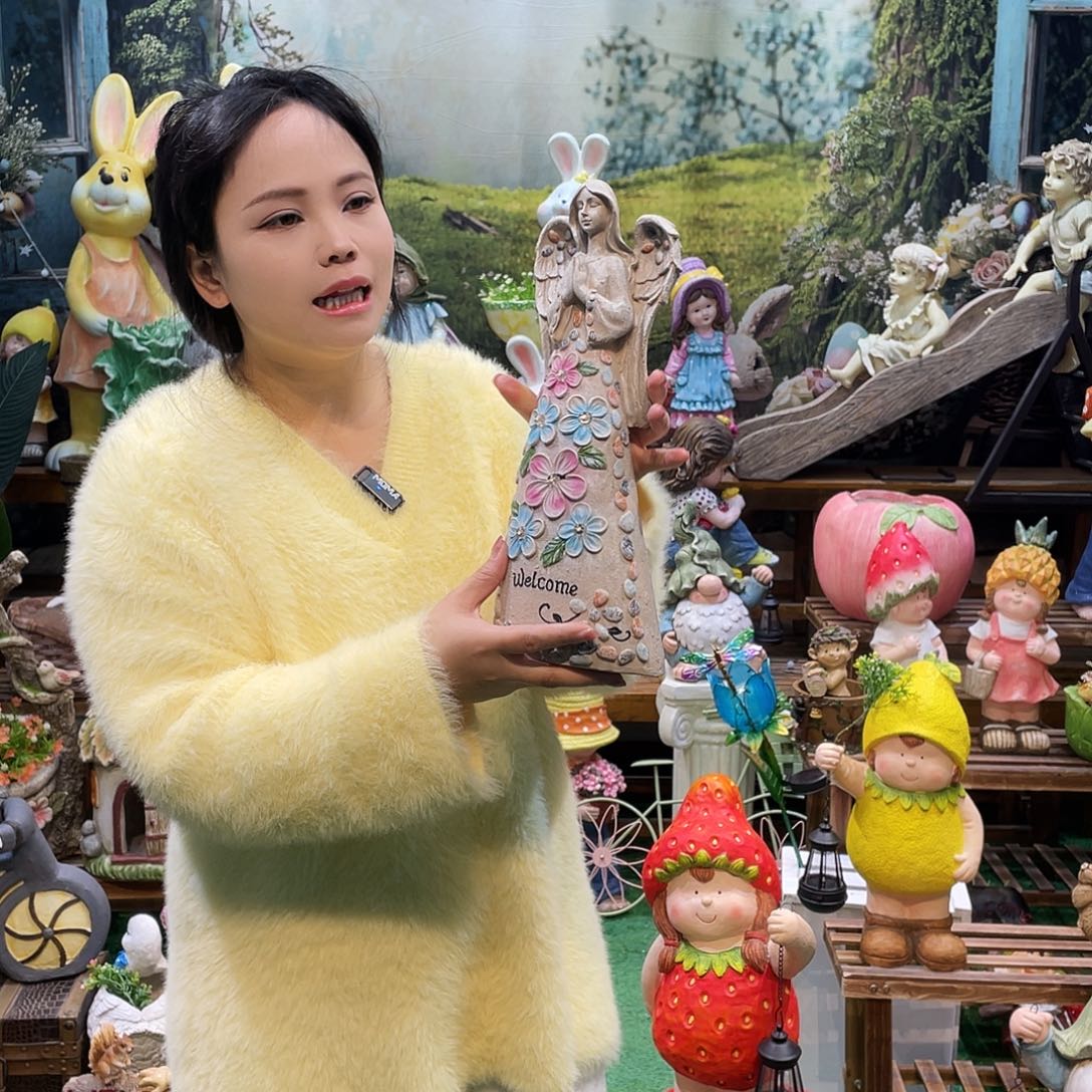 摆件花园摆件红红火火