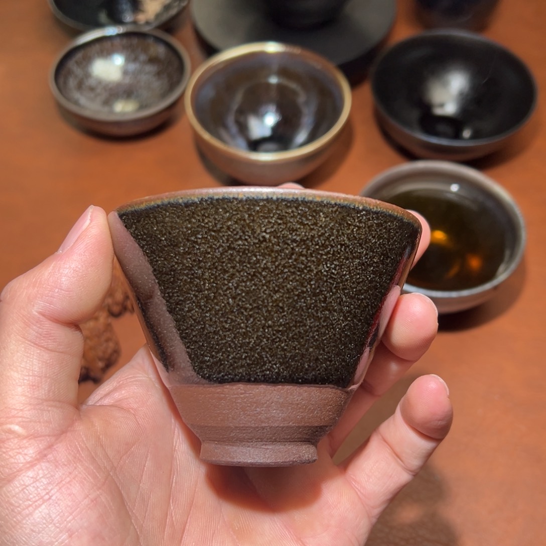 茶盏柴烧主人杯建窑建盏茶盏