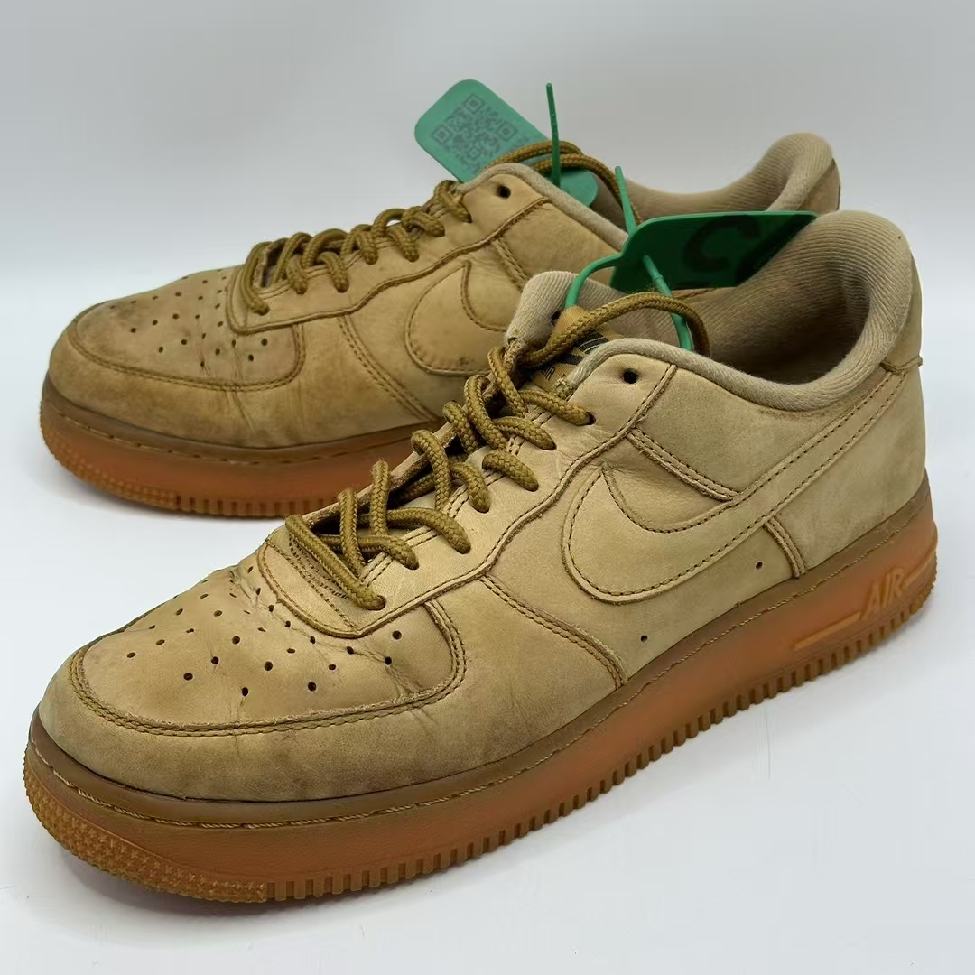 95新 MM6 40.5码/ Air Force 1 低棒小麦色/无原盒 aa4061