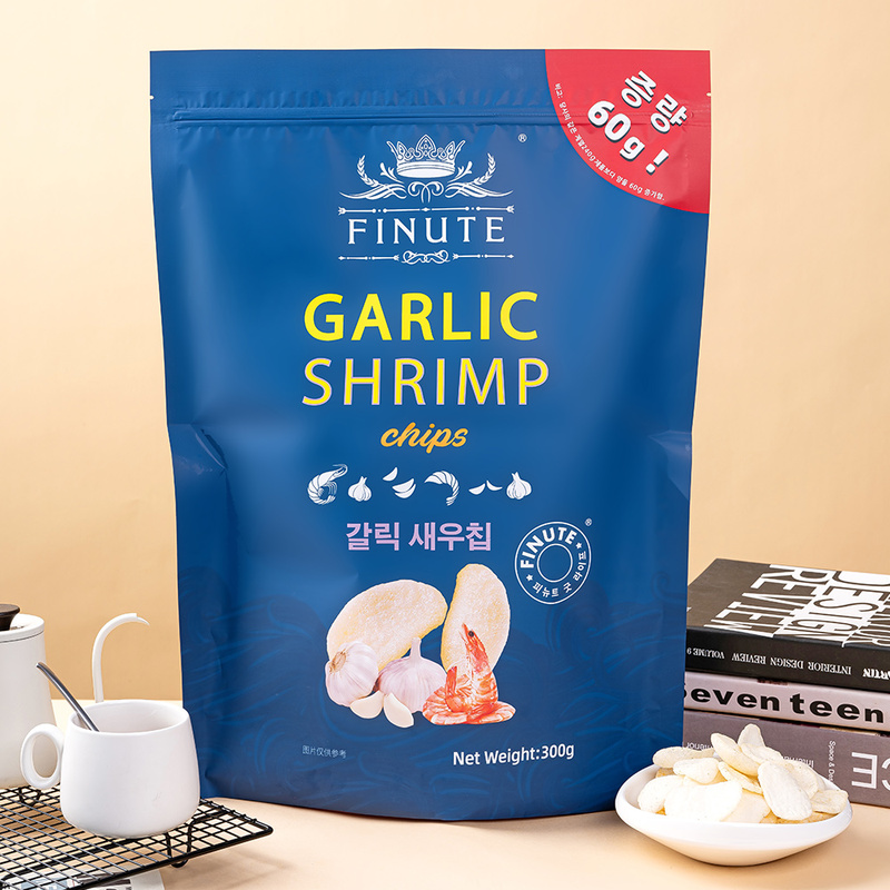 山姆代购FINUTE 蒜味虾片(膨化食品) 300g