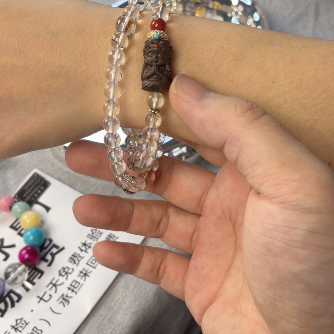 银S925镶嵌手链水晶