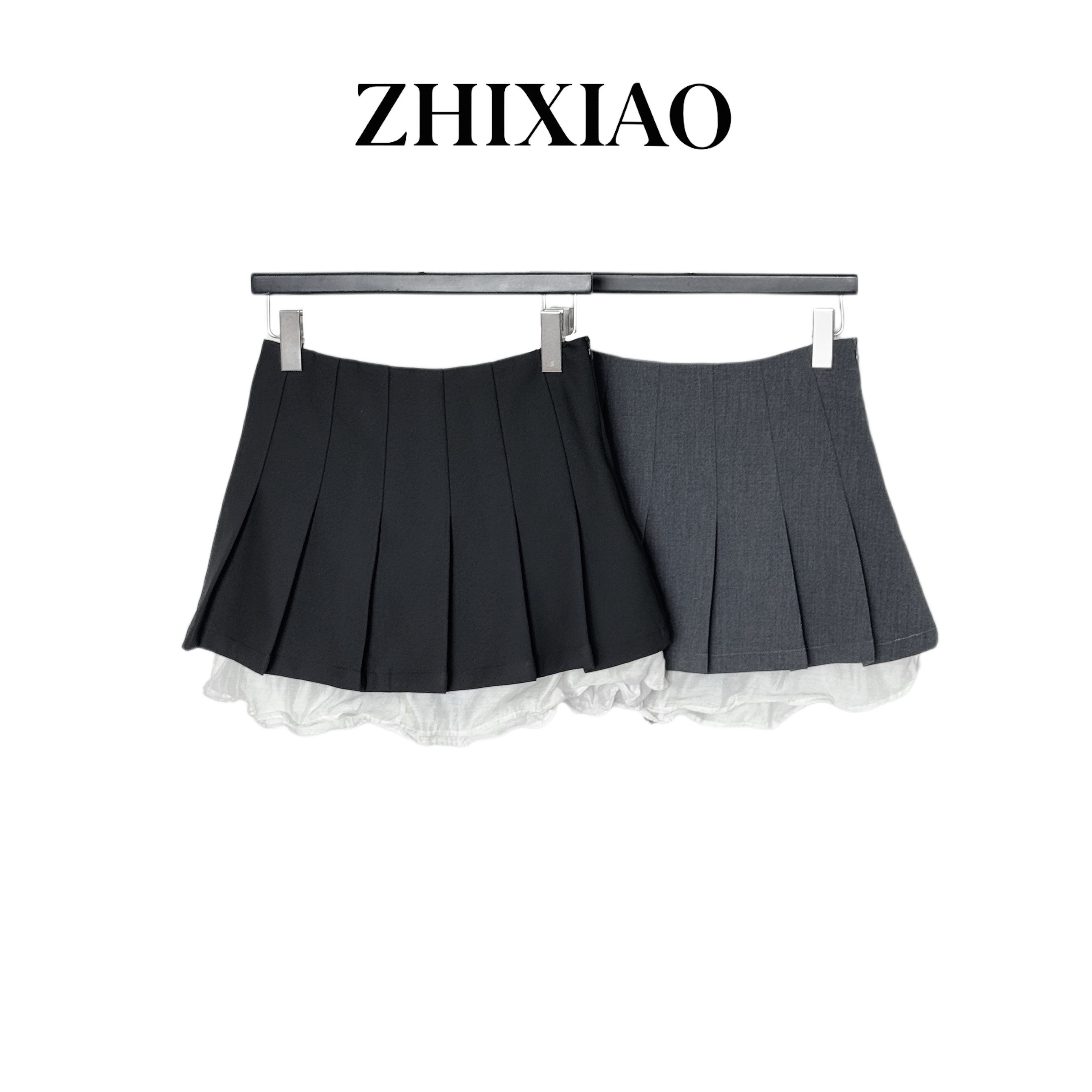 【ZHIXIAO】夏季新款：百褶短裙19036