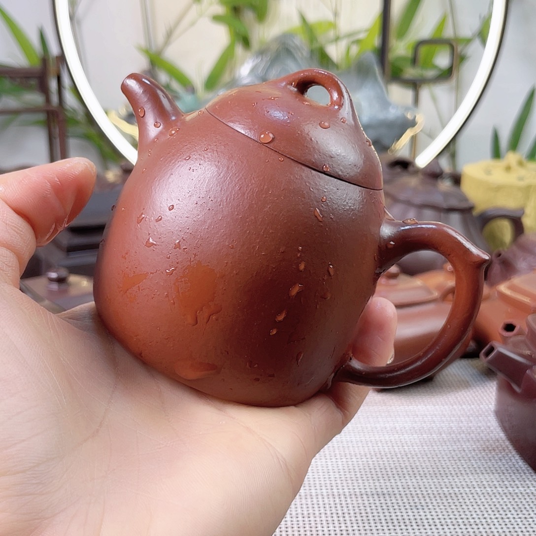 茶壶紫砂微瑕不退不换200cc