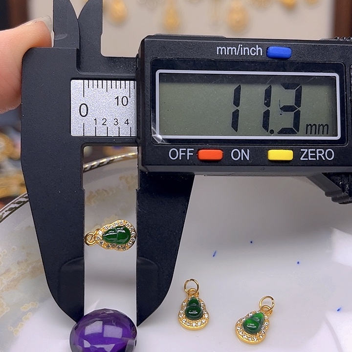 银S925镶嵌颈饰紫晶紫晶925镶嵌123