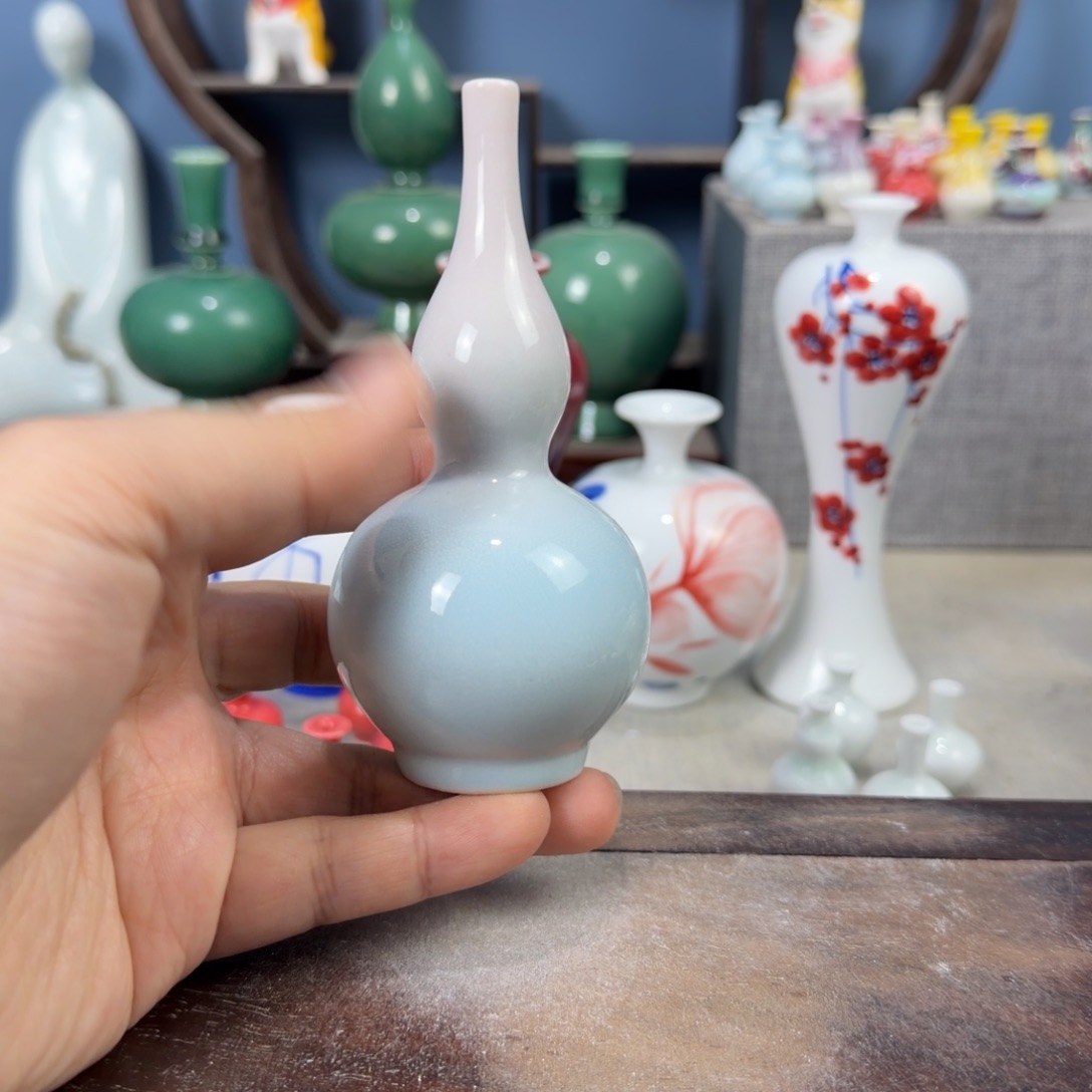 陶瓷手工小花器摆件