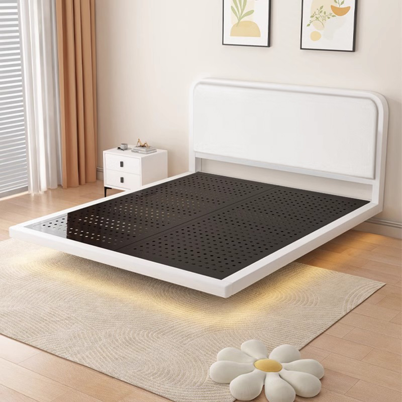 碳素钢悬浮床榻榻米实木床床架子床垫家用简约轻奢全铺板