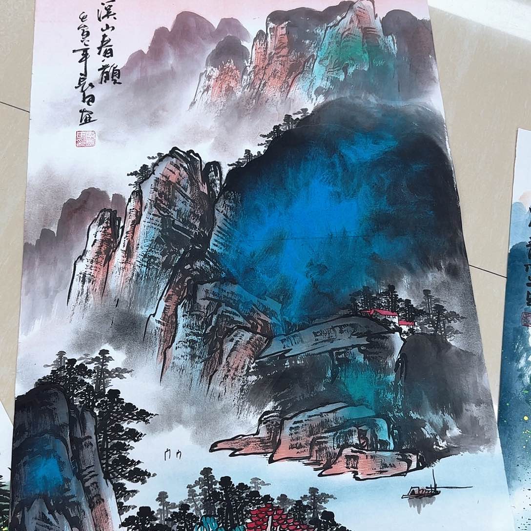 国画国画作品集一个h