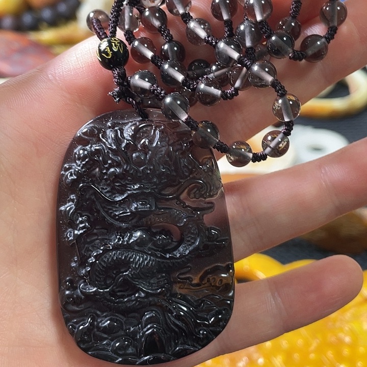 紫金钵盂菩提吊坠