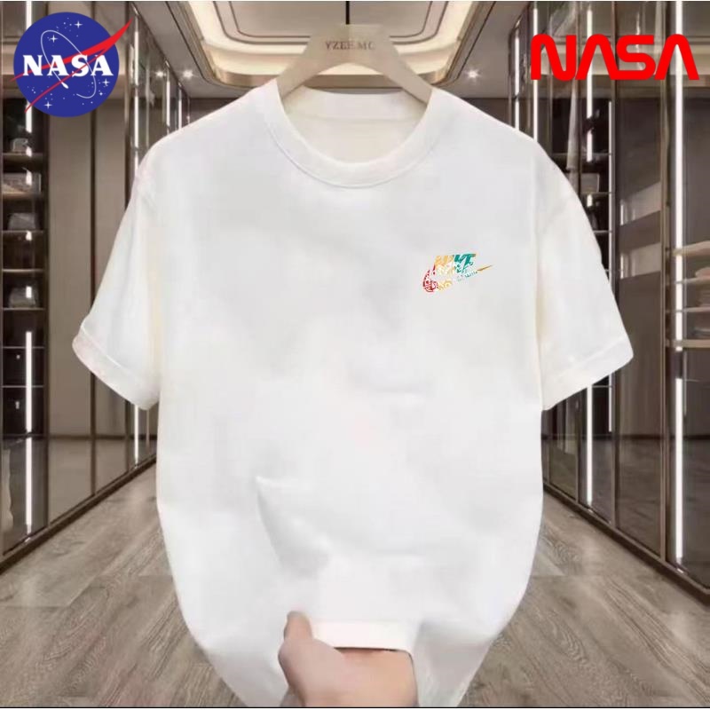 新款时尚百搭潮流情侣休闲潮流半袖圆领印花夏季男女同款T恤-A14