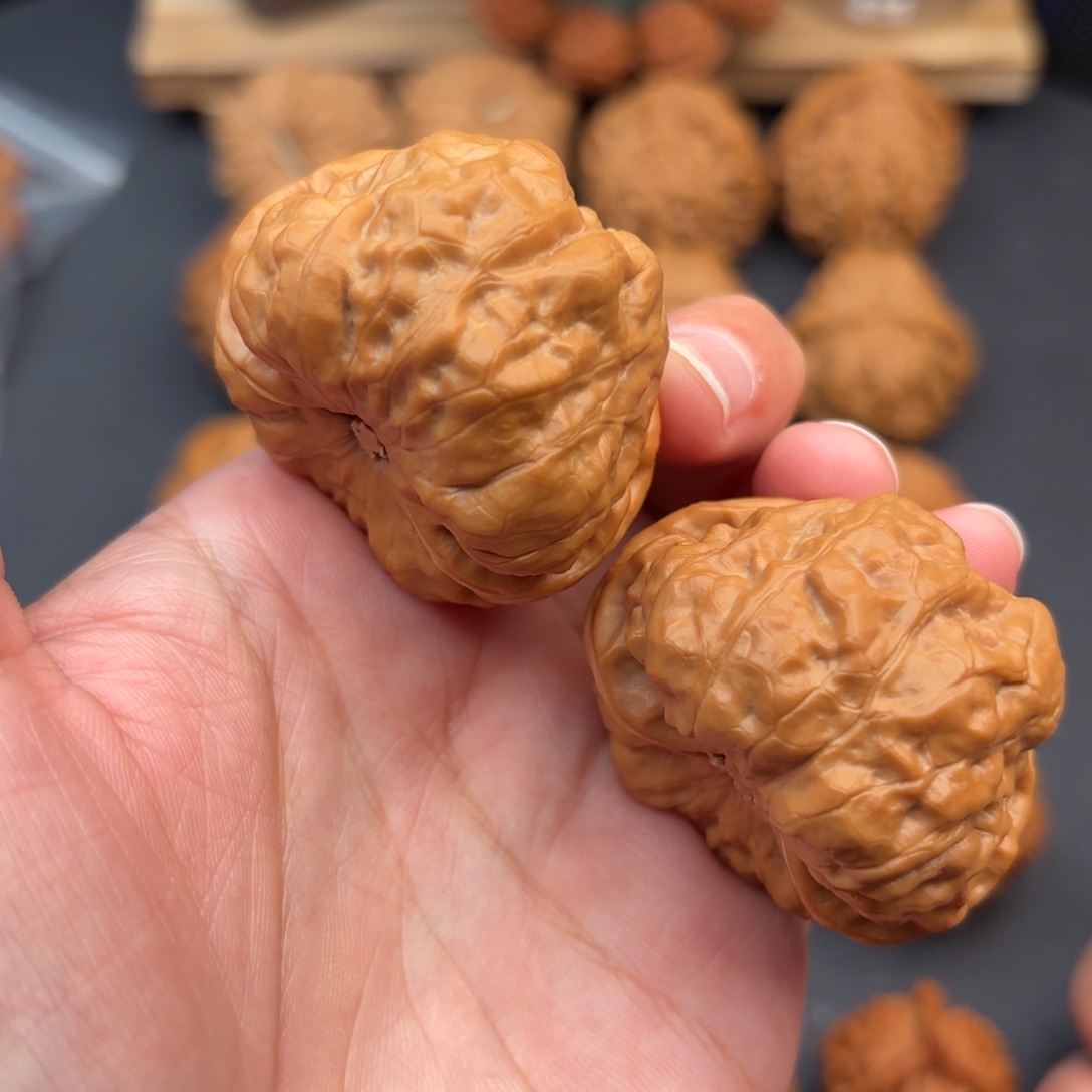 文玩核桃把件蛙饼43