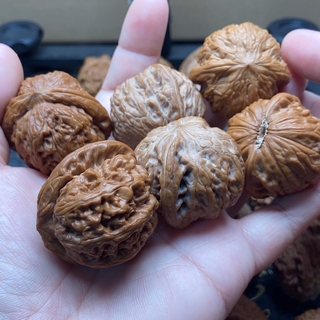 观***堂核桃铁锤2元宝1狮子头