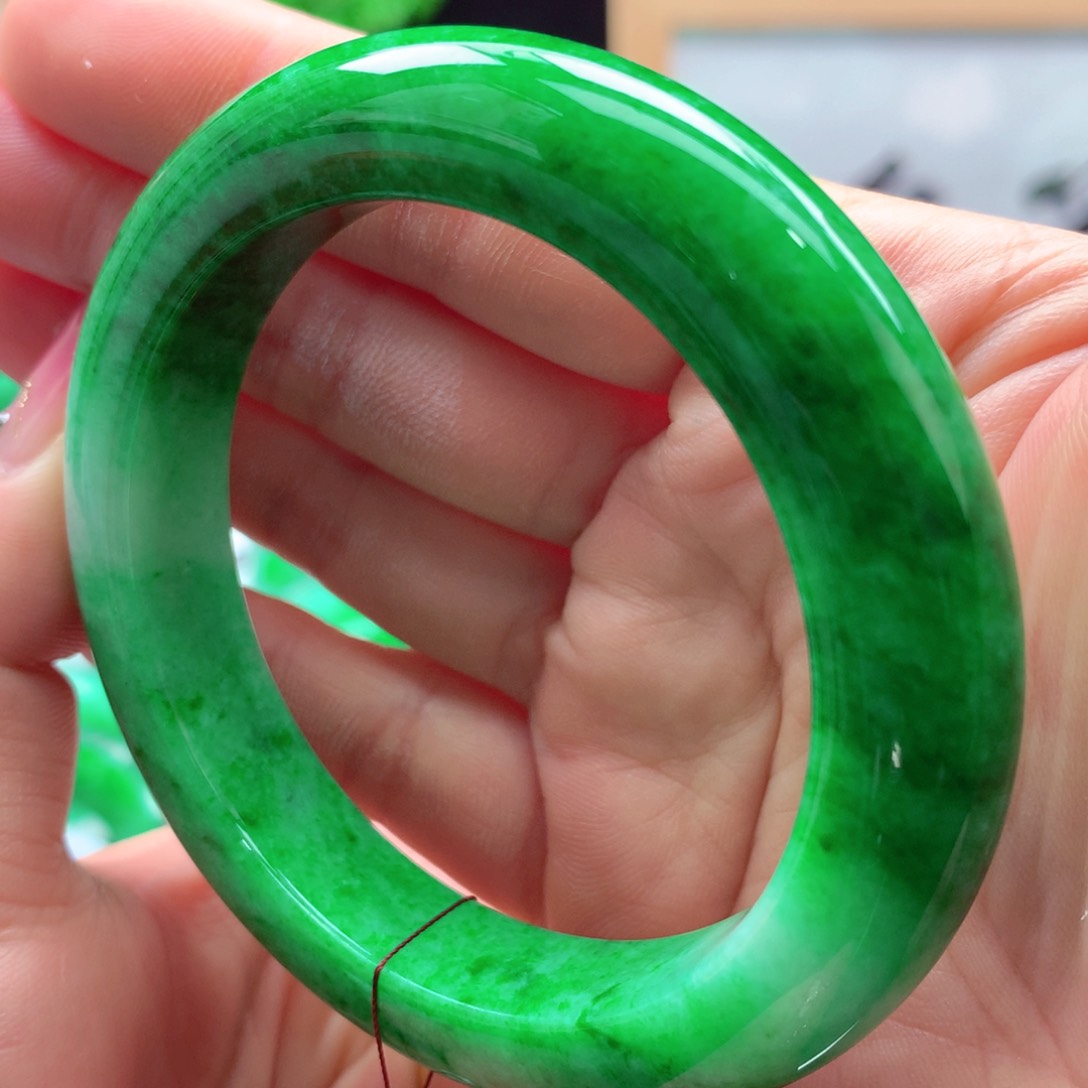 未镶嵌手镯翡翠缅甸57圈口