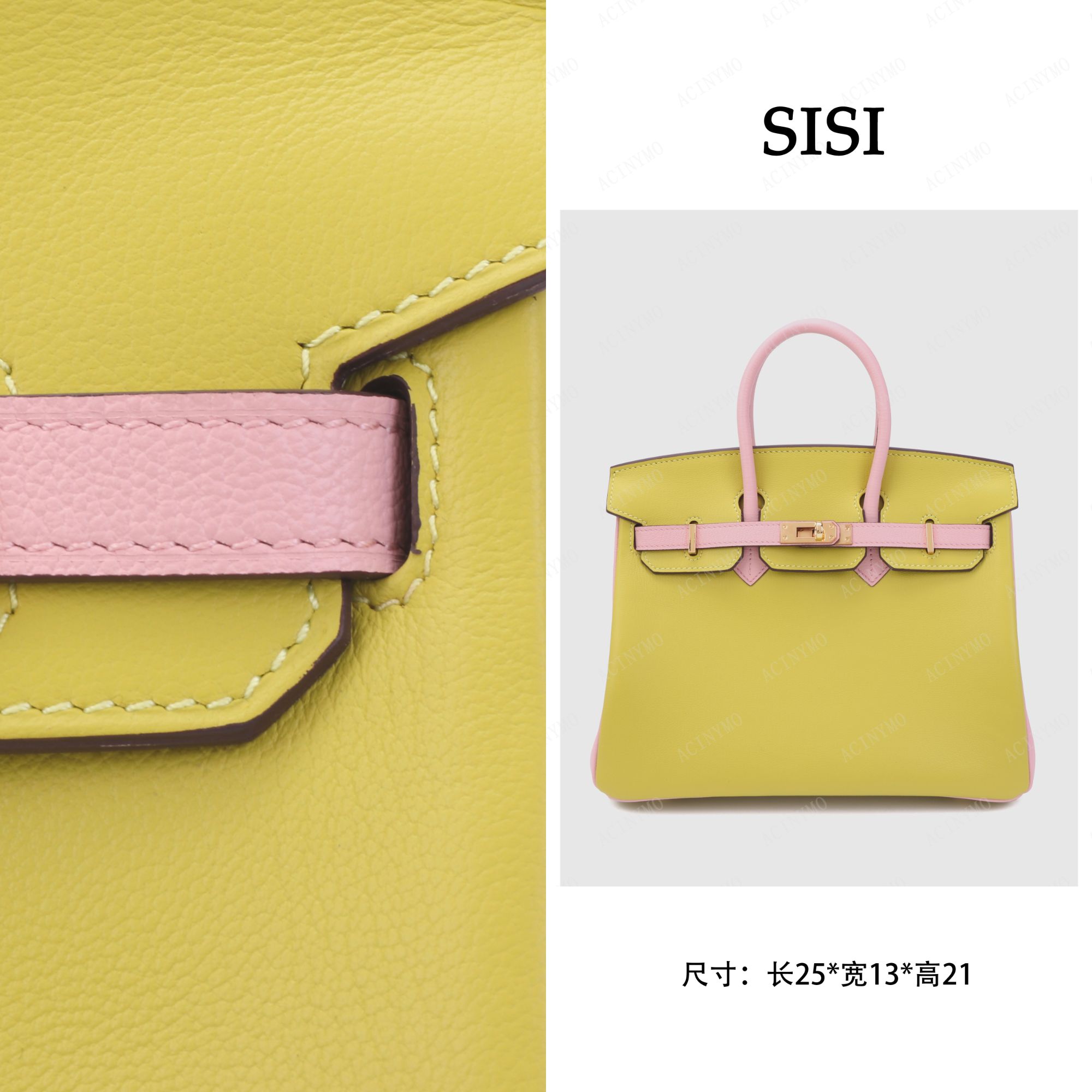 【SISI专属】25年新款原厂山羊皮多巴胺配色时尚轻奢百搭手提包2525