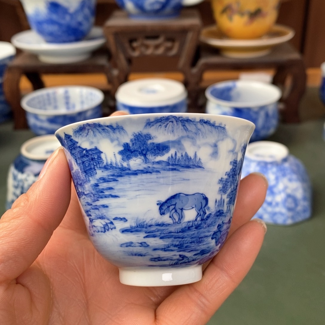 杯景德镇陶瓷手工手绘